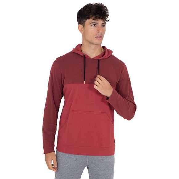 Hurley Nike Dri Fit Hoodie Sweatshirt Mens XL Extra Large Rust Red Pullover - Picture 2 of 12
